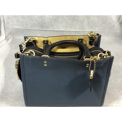 美品 コーチ ローグ 2way ショルダーバッグ ハンドバッグ レディース COACH レザー ローグバッグ25 スケッチプリント 2way ショルダー