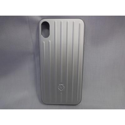 RIMOWA iPhone用ケース グレー ストライプ 大人気♡】リモワ スマホケース アルミ すぐ届く (RIMOWA/iPhone