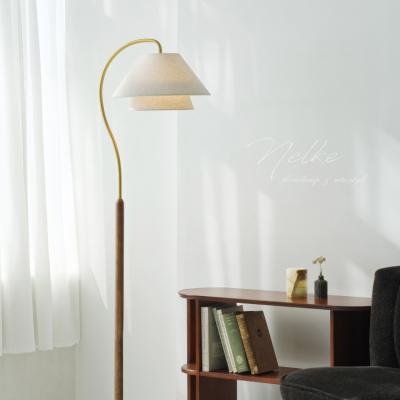 フロアランプ アーチ（家具、インテリア用品）（色：ゴールド系）の