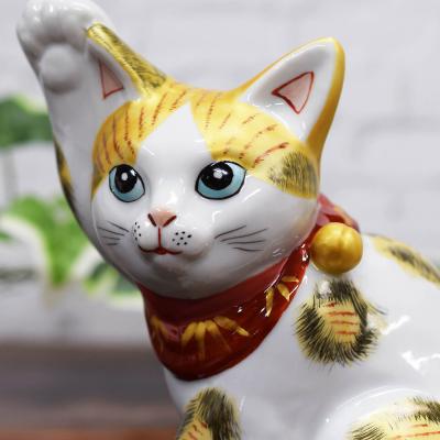 新品⭐︎高級品 金沢 九谷焼 招き猫 陶器製 約9.5cm 金沢 九谷焼 招き猫の商品一覧 通販 - Yahoo!ショッピング