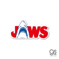 ジョーズ ダイカットミニステッカー JAWS ロゴ＆イラスト  映画 シリーズ サメ ユニバーサル  アトラクション おしゃれ アメリカ 70's イラスト gs JWS008 | ゼネラルステッカー