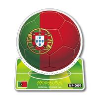 サッカーボールステッカー ポルトガル PORTUGAL NF009 スポーツステッカー ワールドカップ | ゼネラルステッカー