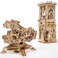 Ugears ユーギアーズ Archballista-Tower アークバリスタと攻城塔 70048 木のおもちゃ 3D立体 パズル | West Village