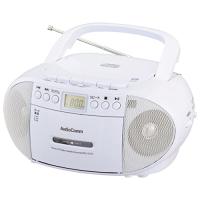 オーム電機 AudioComm CDラジオカセットレコーダー ホワイト RCD-570Z-W 03-0772 OHM | West Village