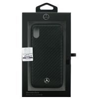Mercedes iPhoneX専用 カーボン調PUハードケース Dynamic - PU Leather - Hard case iPhone X  MEHCPXSRCFBK /l | WEB-TWOHAN in Yahoo!店