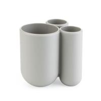 umbra タッチ ハブラシホルダー グレー 歯ブラシスタンド おしゃれ かわいい ハブラシ 歯ブラシ立て 歯磨き 歯磨き粉 洗面所 洗面所収納 | webby shop