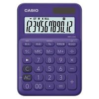 カシオ CASIO カラフル電卓 ミニジャストタイプ パープル MW-C20C-PL-N | webby shop