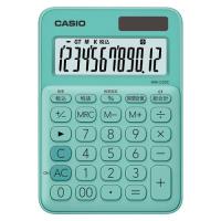 カシオ CASIO カラフル電卓 ミニジャストタイプ ミントグリーン MW-C20C-GN-N | webby shop