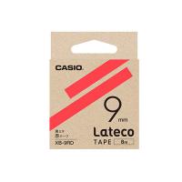 カシオ CASIO LatECO 詰め替え用テープ 9mm 赤テープ 黒文字 XB-9RD | webby shop