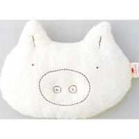 ベビー まくら 赤ちゃん 枕 オーガニックパイル ぶた PIG ブラウン オルネット | webby shop