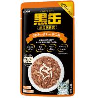 アイシア 黒缶パウチ ささみ入りまぐろとかつお 70g | webby shop