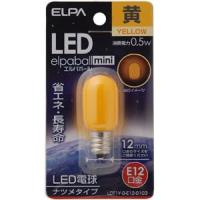 ELPA LED電球 ナツメ型 E12 LDT1Y-G-E12-G103 | webby shop