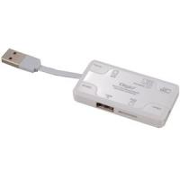 ナカバヤシ Digio2 USB2.0 マルチカードリーダー ホワイト CRW-5M53W | webby shop