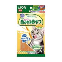 ライオン商事 ペットキッス 猫ちゃんの歯みがきおやつ チキン味 スティック 7本 | webby shop