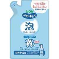 ライオン ペットキレイ 泡リンスインシャンプー 犬用 ニオイクリア つめかえ用 180ml | webby shop
