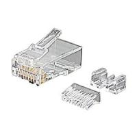 ジェフコム LAN配線機材　モジュラー端子 カテゴリー6モジュラープラグ MJT-808S | webby shop
