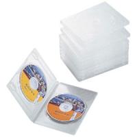 エレコム ELECOM DVDトールケース 2枚収納/10枚 クリア CCD-DVD06CR | webby shop