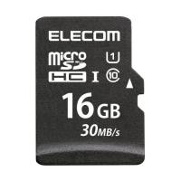 ポスト投函 エレコム ELECOM マイクロSD カード 16GB UHS-I SD変換アダプタ付 データ復旧サービス MF-MS016GU11LRA | webby shop