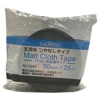 マクセル maxell スリオンテック カラーマットクロステープ 黒 No.3345 50mm×25m No.3345 | webby shop