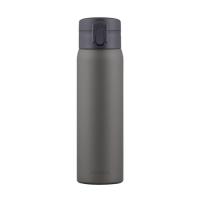 アイリスオーヤマ ステンレスケータイボトル ワンタッチ 500ml SKB-O500 グレー | webby shop