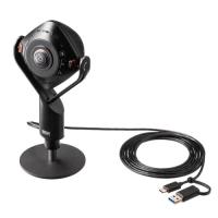 サンワサプライ スピーカー内蔵360度Webカメラ CMS-V71BK | webby shop