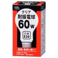 オーム電機 耐震電球 60W クリア TA-60660C | webby shop
