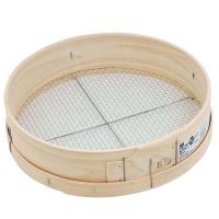 木製砂フルイ 丸型 35cm 8.0mm | webby shop