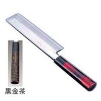 歌舞伎調 和庖丁 忠舟 薄刃 19.5cm 黒金茶 ATD0304 | webby shop