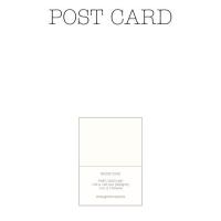 エトランジェ・ディ・コスタリカ POST CARD A6 アイボリー 10枚入り WRT-PC-002 | webby shop