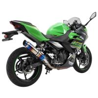 BEAMS ビームス R-EVO2 スリップオンマフラー サイレンサー：ヒートチタン／重量(純正3.8kg)：2.1kg ニンジャ400 (2014-) KAWASAKI カワサキ | ウェビック2号店