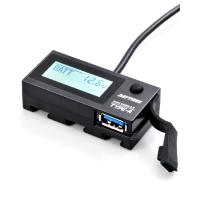 DAYTONA デイトナ USB電源＆電圧計 USB イープラスチャージャー USB電源 電装系 | ウェビック2号店
