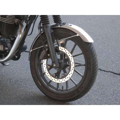 バイク用フロントフェンダー（色：シルバー系）｜外装パーツ｜バイク