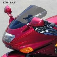 ZEROGRAVITY ゼログラビティ スクリーン 【ダブルバブル】 カラー：クリア ZZR1100/ZX-11 KAWASAKI カワサキ | ウェビック2号店