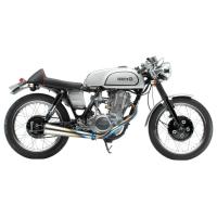 OVER オーヴァー チタンメガホン MANXタイプ タイプ：焼き色無し SR400 SR500 YAMAHA ヤマハ YAMAHA ヤマハ | ウェビック1号店