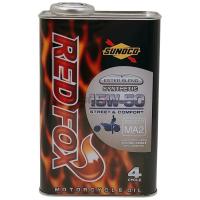 SUNOCO スノコ RED FOX STREET &amp; COMFORT (レッドフォックス ストリートコンフォート) 【15W-50】【1L】【4サイクルオイル】 4サイクルオイル オイル | ウェビック1号店