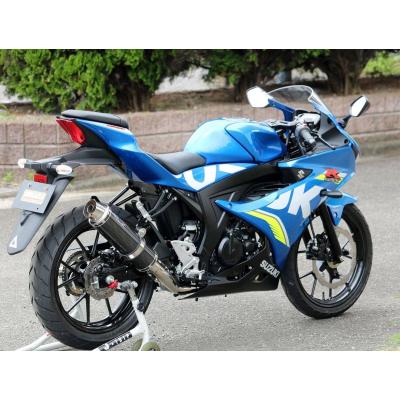 NO.4238　ＧＳＸ４００Ｓカタナ　ＷＲ’Ｓカーボン集合マフラー　ＥＴＣ付き　ブラック　☆彡 GSX400S-Nitoro Katana | オートマジック