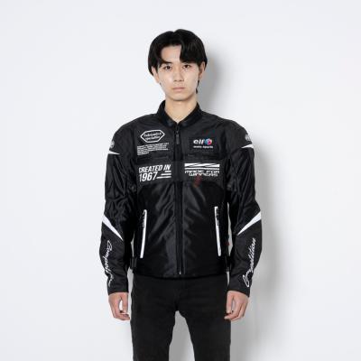 elf バイク用ジャケット メッシュM 黒 フレッドメッシュジャケット フラッグシップ オートバイ専用