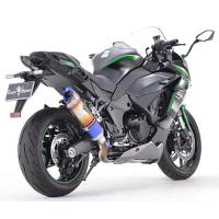 r’s gear アールズギア リアルスペック シングル UP タイプ フルエキゾーストマフラー サイレンサー：チタンドラッグブルー Ninja 1000SX KAWASAKI カワサキ | ウェビック1号店