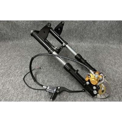 モンキー4L フロントフォーク モンキーレストア㉕「フロントフォークの再生（分解清掃→組みなおし