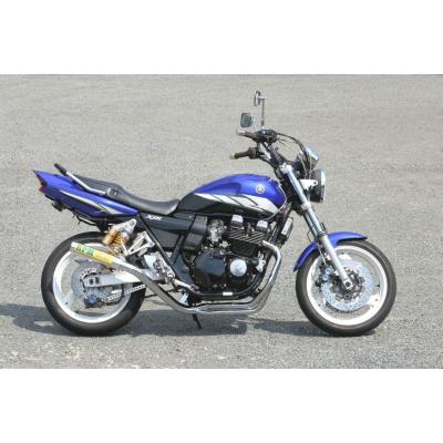 xjr４００マフラー マフラー ダブルアールズ WR`S フルEX ラウンドソリッドチタン