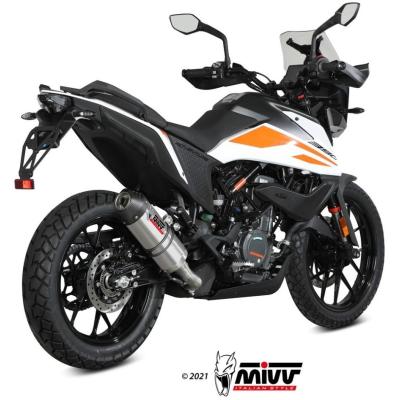 KTM390アドベンチャー　MIVV カーボンファイバー スリップオンマフラー KTM390アドベンチャー MIVV カーボンファイバー スリップオンマフラー