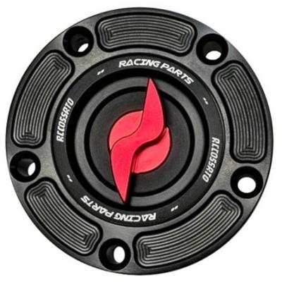 赤)（ACCOSSATO／バイク用タンクキャップ）（色：レッド系）｜タンク