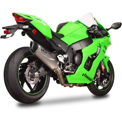 [凹み有] デルケビック スリップオン エキゾーストパイプ マフラー ZX10R KAWASAKI ZX10R NINJA 2016-2018 225mm - DELKEVIC JAPAN