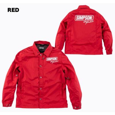 シンプソン 春夏　ジャケット　赤　サイズL SIMPSON（バイク） セール品 シンプソンジャケット 春夏モデル