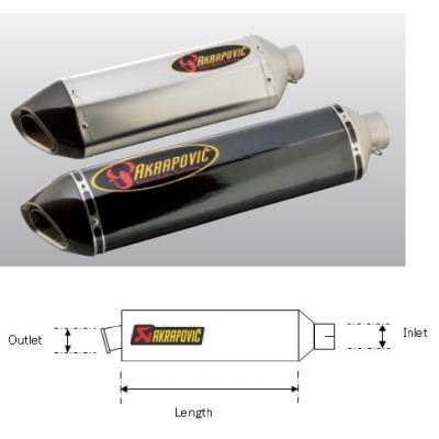 AKRAPOVIC 汎用サイレンサー　60.5 サイレンサー 60.5（AKRAPOVIC）のおすすめ人気商品一覧 通販 - Yahoo
