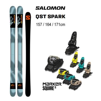 美品★ SALOMON QST SPARK MARKER Squire11 サロモン スキー板 2026 SALOMON QST SPARK + 2025 MARKER