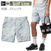 ニューエラ ゴルフ ショートパンツ カットグラス ホワイト ( 14859953 ) 日本正規品 newera ゴルフウェア   爆買
