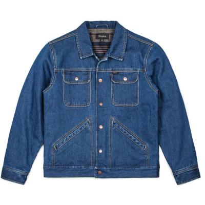 美品 ブリクストン インデペンデント ヤード デニム ジャケット インディゴ M BRIXTON BRIXTON×INDEPENDENT YARD DENIM JACKET raw indigo