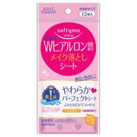 コーセー　ソフティモ　メイク落としシート　H　 b　ヒアルロン酸　携帯用　(12枚入) | ドラッグストアウェルネス