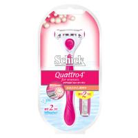 シック クアトロ4 フォーウーマン ホルダー (本体+替刃2個付) 女性用カミソリ 4枚刃 | ドラッグストアウェルネス